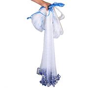 KIMISS Filet de Pêche Polyvalent à Lancer à la Main, Filet de Lancer Automatique pour étang à Poissons, Outil de Pêche en Plein Air avec Plombs en Acier