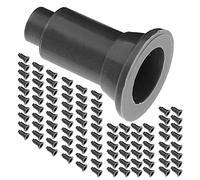 KIMISS Fish Tank Divider Soutien des Pieds 100pcs / Set Aquarium Isolement Board Support Feet for Fish Tank Divider Egg Crate (Black)