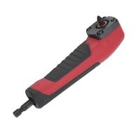 KIMISS Force de Perceuse à Angle Droit avec Poignée ABS Ergonomique, Tournevis d'adaptateurs de Forage à 90 Degrés et Exercices électriques, Adaptateur en Acier en Alliage Remplaçable Facile