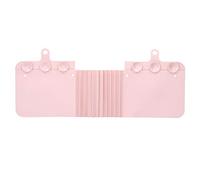KIMISS Gardien d'évier Pliable avec des Ventouses - Planche de Déroulement de l'eau pour Empêcher le Désordre de la Cuisine (PINK)