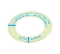 KIMISS Garniture de Couvercle de Commutateur d'allumage dans l'obscurité pour Voiture, Moto, Décoration Lumineuse Universelle-Installation Facile pour le Style (caractères vert bleu clair)