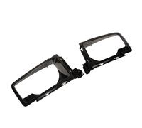 KIMISS Garniture de Lunette de Phare pour L663 2020 - 2023, 2 Pièces, Remplacement élégant du Couvercle de Lampe Avant, Finition Noire Brillante