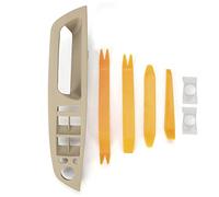 KIMISS Garniture de Poignée de Maintien Encastrée, Lunette de Panneau de Commutateur Principal de Commande de Fenêtre en Matériau ABS avec Coupe Précise pour X5 E70 X6 E71 E72 2006 2013