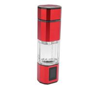 KIMISS Générateur d'eau Hydrogène Portable pour Voyage - Pichet d'eau Hydrogène 250 Ml 5000 PPB 2 Modes Mode de Lavage Automatique - Bouteille 'eau Rechargeable (rouge)
