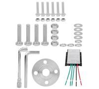 KIMISS Générateur d'éolienne 220V Windkraftanlage 230V Ensemble Complet 5Kw 1200W Kit de Petites Turbines éoliennes 3 Pales Pièces d'alimentation pour Le Chargement Marin à Domicile