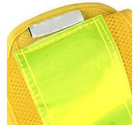 KIMISS Gilet de sécurité Réfléchissant LED avec Lumières - Gilet Haute visibilité pour la Course, Le Vélo, Les Activités, Réflecteur d'avertissement Nocturne (Yellow)