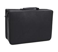 KIMISS Grand étui de Rangement pour Marqueurs pour Un Accès Facile et Une Utilisation Portable - Pochette en Toile Zippée à 80 Emplacements avec Poignée de Transport