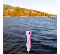 KIMISS Grand Leurre Artificiel en Bois pour Poisson à Popper - Appât de Pêche en Surface pour la Pêche en Mer - Appât de Simulation pour Carangue Géante, Thon et Plus - Disponible en 3 Couleurs (PINK)