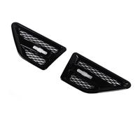 KIMISS Grille de Garniture de Ventilation Latérale Adaptée pour 2 LR2 2007 - 2014, Décoration en Maille de Voiture Noire Brillante Avant Gauche Droite