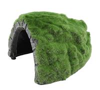 KIMISS Grotte Rocheuse pour Reptiles - Parfaite pour Les Tortues, Les Lézards, Les Grenouilles - Décoration d'aquarium en Résine Sûre pour Les Habitats et Les Enclos de Reptiles