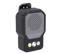 KIMISS Haut-Parleur Bluetooth Portable avec Lampe de Poche - Haut-Parleur Bluetooth Portable à Clipser pour Les Activités, Lumière LED 5 W avec Batterie Rechargeable (Grey)