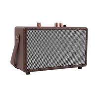 KIMISS Haut-Parleur Bluetooth Rétro Portable, Design sans Fil Vintage pour la Maison et Lecteur de Musique Basse Lourde avec 8H