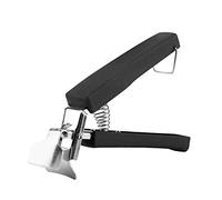 KIMISS Hauteur de Clamp/Holder de Bol Anti-échec Multifonction - Outil de Cuisson en Acier Inoxydable pour le Retrait de la Vaisselle (BLACK)