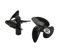 KIMISS Helices Lot de 2 Pales d'hélice RC en Plastique V500.11 Isolées Thermiquement, Parfaites pour Flytec, Fonctionnement Sûr, Accessoires de Bateau de Pêche RC - pour Bateau de