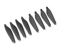 KIMISS Hélices Mini 3 Pro - Pales d'hélice de Drone Légères avec Rayures Double Face, 75 X 17 Mm 6030F Compatibles avec Mini 3 Pro, Conception Durable et Flexible (Pointe d'argent)