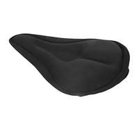 KIMISS Housse de Coussin en Gel de Silice pour Vélo, pour Selle de Vélo de Montagne, équipement d'équitation Respirant et Confortable avec Encoche (Black)