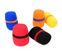 KIMISS Housse de Microphone en Mousse pour Microphones à Main - Pare-Brise épais pour KTV, Interview, Performance sur Scène, Plus Encore