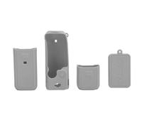 KIMISS Housse de Protection en Silicone Robuste pour Caméra d'action 3, Housse Résistante aux Rayures et à la Poussière pour l'hôte et la Poignée de la Batterie (Gray)