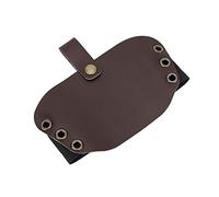 KIMISS Housse de Protection pour Chaussures de Moto, Matériau PU de Haute qualité, Protection de Changement de Vitesse, Bottes, Accessoires Durables (BROWN)
