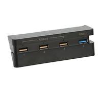 KIMISS Hub USB Haute Vitesse 4 Ports USB 3.1/2.0, Extension de Chargeur pour Console de Jeu Mince, Adaptateur de Charge et de Transfert de Données Rapides