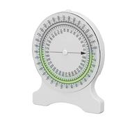 KIMISS Inclinomètre Blanc Inclinomètre Physio Jauge d'Inclinomètre ABS Bleu, sans Bulle pour des Mesures Précises, Idéal pour Le Physique, adapté aux étudiants et aux Professionnels