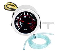 KIMISS Indicateur de pression turbo PSI Gauge 2" voiture universel LED numérique avant turbo Jauge de pression de suralimentation Kit numérique