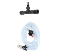 KIMISS Injecteur d'engrais - Système d'irrigation Goutte à Goutte en Plastique Efficace pour Application de Pelouse, de Jardin et de Serre avec Tube 'eau (1 pouce)