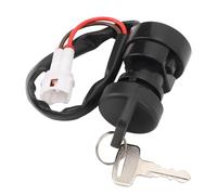 KIMISS Interrupteur d'allumage de Remplacement pour ATV avec Clés, Démarreur à 2 Fils pour Banshee 350 2002 2006, Interrupteur Le e Noire, Facile à Installer