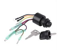 KIMISS Interrupteur D'Allumage,Ensemble De Commutateur De allumage De Bateau pour Outboard Remote Box