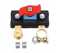 KIMISS Interrupteur de Déconnexion de Batterie Robuste, Interrupteur de Coupure de Batterie Rotatif 12V 24V avec Terminal en Cuivre Pur pour Voiture Camion Bateau RV