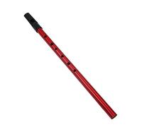 KIMISS Irish Tin Whistle D Key - Instrument de Soufflage Traditionnel en Cuivre pour Débutants avec Pochette de Rangement (rouge)