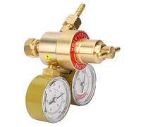 KIMISS Jauge de Régulateur d'acétylène CGA200 - Jauge de qualité Professionnelle pour Utilisation Industrielle et en Laboratoire - Mesure de Précision et Construction Durable en Cuivre H59