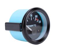 KIMISS Jauge de Température D'eau, Indicateur de Température du Liquide de Refroidissement 2in 52mm 104 à 248F 12V Rétroéclairage LED for Voiture Camion Bateau Moteur Marin Tableau de