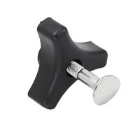 KIMISS Jeu de Boulons de Boutons de Poignée de Tondeuse à Gazon 5 Pièces, Vis de Bouton de Poignée Triangulaire de Remplacement pour Accessoires de Tondeuse à Gazon, avec écrou à