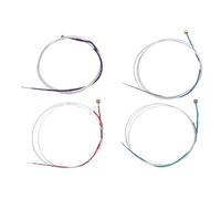 KIMISS Jeu de Cordes d'alto en Métal de Remplacement, 4 Pièces, pour Altos 4/, Accessoires Musicaux Colorés avec des Tons Chauds et Clairs