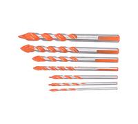 KIMISS Jeu de Forets pour Ouvertures en Céramique, Marbre et Murs - Forets Triangulaires avec étui de Rangement - Élimination Efficace des Copeaux et Outil de Perçage polyvalent.