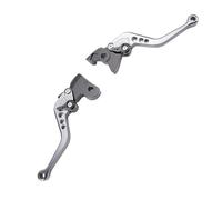 KIMISS Jeu de Leviers de Frein pour Moto - Alliage d'aluminium anodisé Réglable pour Classic 350 et Super Meteor 650, Leviers Courts pour un Confort de Conduite amélioré (Ti Couleur)