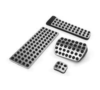 KIMISS Jeu de Pédales de Frein d'accélérateur - Remplacement en Acier Inoxydable pour AMG C E S GLC GLK SLK CLS SL Classe W203 W222 W213 W205 W204 (Pédale de Repos at+)