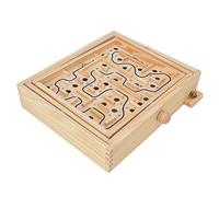 KIMISS Jeu de société de Labyrinthe, Jeu de Puzzle en Bois Jouet Lointain Adulte Gamin Bois éducatif éducatif de Formation du Cerveau Holzspielzonug Labyrinth Labyrinthe en Adulte Games for Kids de