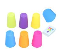 KIMISS Jeu de Tasses d'empilement coloré avec Cartes d'images - E Onal Baby Toys for Parent - Interaction, Développe Une Coordination œil-Main et Un Raisonnement Logique (#1)