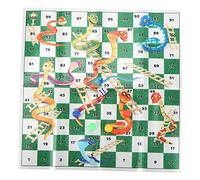 KIMISS Jeu d'échecs Volants Serpent 3 en 1, Jeu de Dés Familial Interactif et Portable avec Boîte Transparente pour Adultes, Comprend Un d'échecs Volants et Un de société en échelle