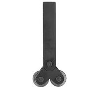 KIMISS Jeu d'outils de Moletage, 7 Pièces, Double Roue Diagonale, Pas de 0.5mm 1mm 2mm pour le Travail des Métaux de Précision