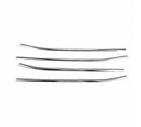 KIMISS Joint de Ceinture de Fenêtre Extérieure, Garniture de Bande d'étanchéité de Fenêtre Latérale, Kit de Joint d'étanchéité en Verre de Porte Avant et Arrière avec Imperméabili