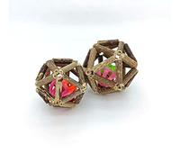 KIMISS Jouets à Mâcher Naturels pour Chat, Boule en Bois d'herbe à Chat pour Chaton, Bâton de Vigne Argentée, Jouet Dentaire pour