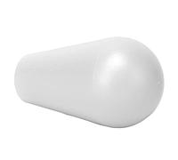 KIMISS Joystick Poignée Jeu Poignée à Bascule Abs Joystick Rotule M6 Style Américain Ovale Jeu Bascule Poignée Supérieure Accessoire de Jeu (Blanc)