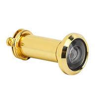 KIMISS Judas de Vision de Porte à 220 Degrés pour la sécurité de la Maison, 2 Pièces avec Couvercle Rotatif Robuste, adapté à une épaisseur de Porte de 35 à 60mm (Or simple 14, ouverture 14-16,