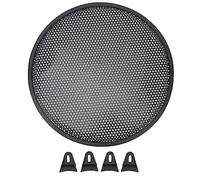 KIMISS KIMISSk4tnwypo2d Grille de haut-parleur de 30,5 cm pour caisson de basses en fer pour voiture, camping-car