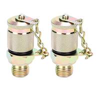 KIMISS Kit d'Adaptateur de Couplage de Test Hydraulique Haute Pression 2 Pièces Adaptateur de Test Hydraulique Raccord de Tuyau Haute Pression Outil de Couplage de Point de Mesure Testeur de