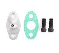 KIMISS Kit d'adaptateur de Joint de d'admission d'huile AN4 Turbo pour turbocompresseur T3 T4