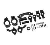KIMISS Kit d'assemblage de Bras de Suspension RC pour ZD Racing 10 1/10, Kit de Mise à Niveau en Alliage d'aluminium de qualité Supérieure pour des Performances Améliorées (Black)